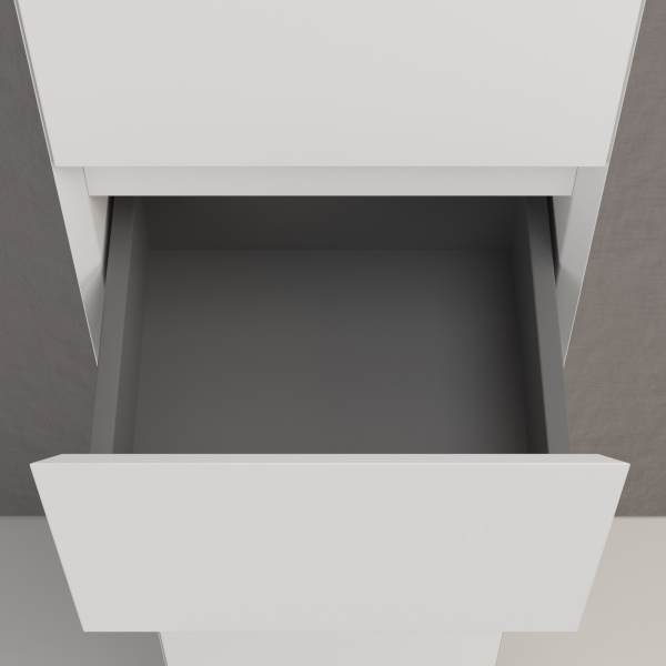 Пенал напольный R Style Line Манхэттен ЛС-00002384 белый матовый